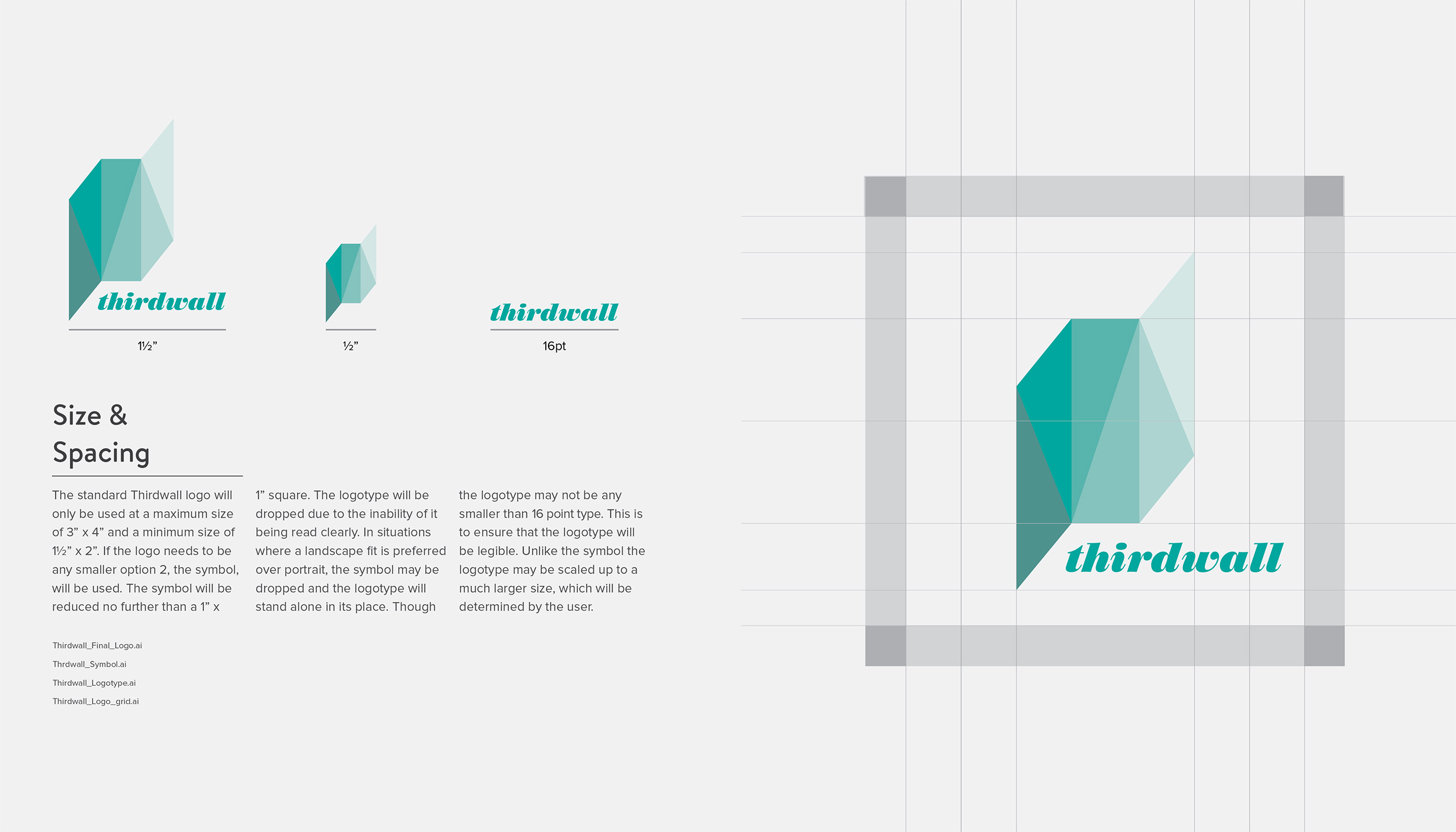 Thirdwall logo size and spacing